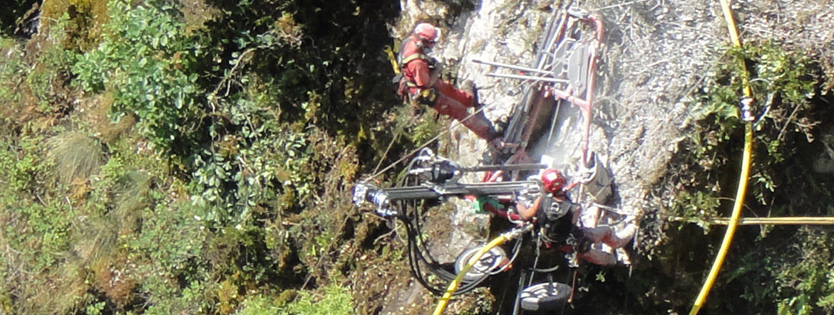 Sécurisation de falaise